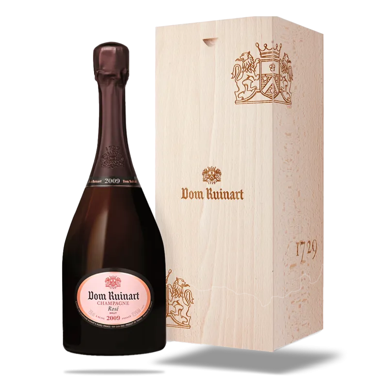 Dom Ruinart Rosé 2009 wooden box (EN)