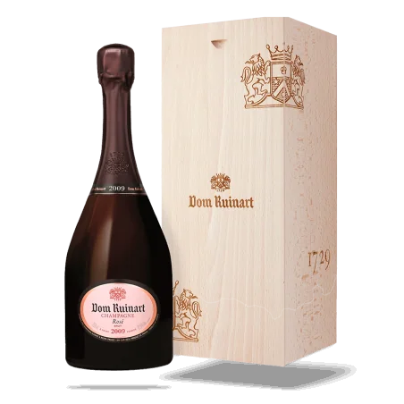 Dom Ruinart Rosé 2009 wooden box (EN)