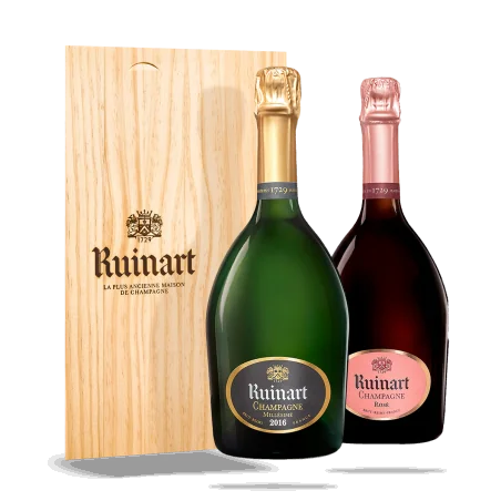 Duo R de Ruinart 2016 et Ruinart Rosé (EN)