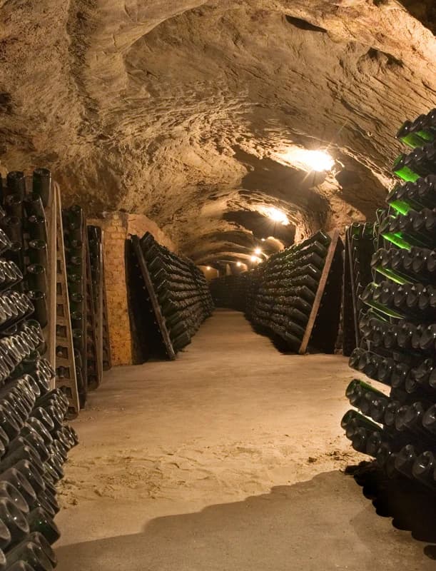 Domaine Jestin in Champagne — the cellars