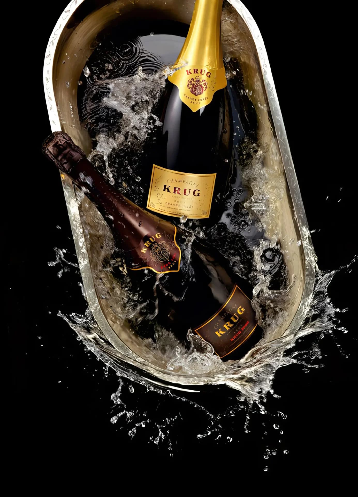 Marques bouteille champagne