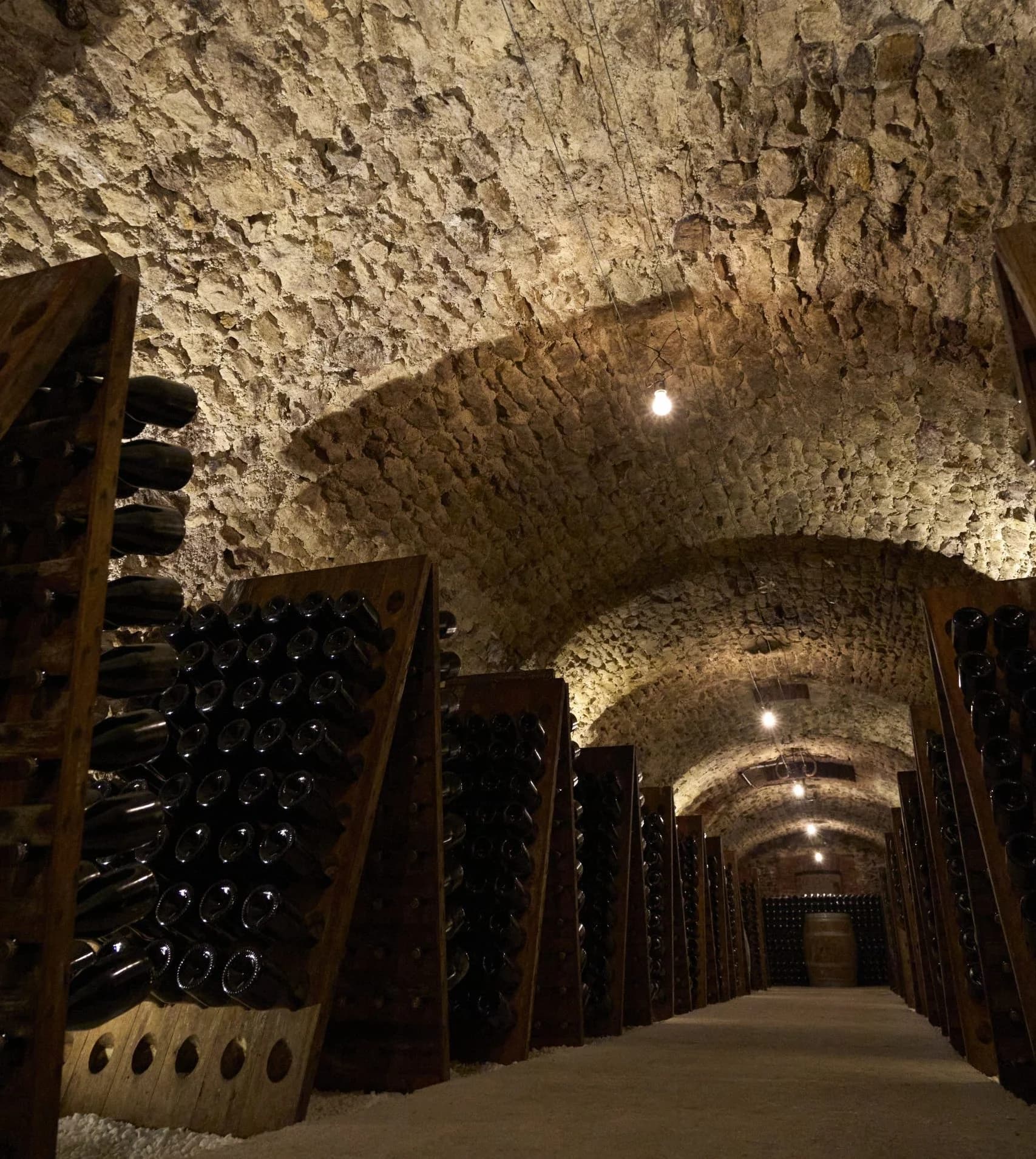 Champagne De Sousa - Maduración en bodega