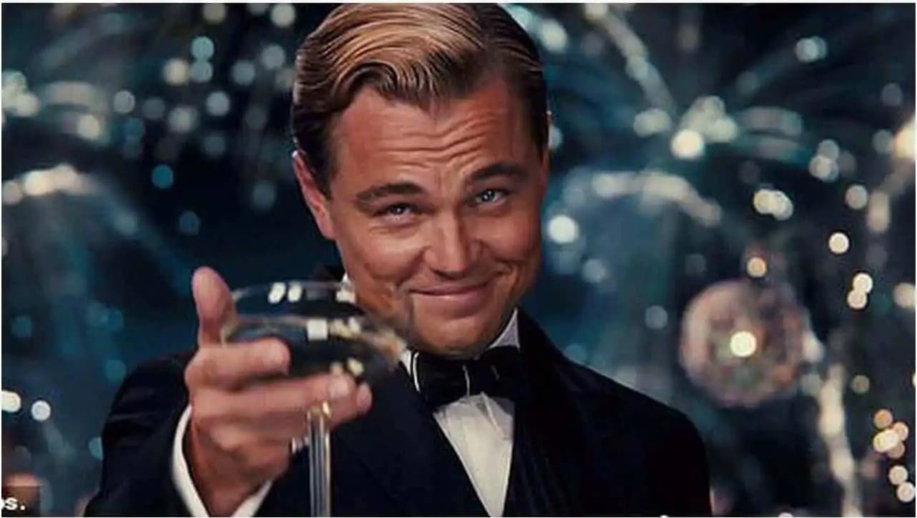 Leonardo di Caprio s'offre plus qu'une coupe de champagne Telmont