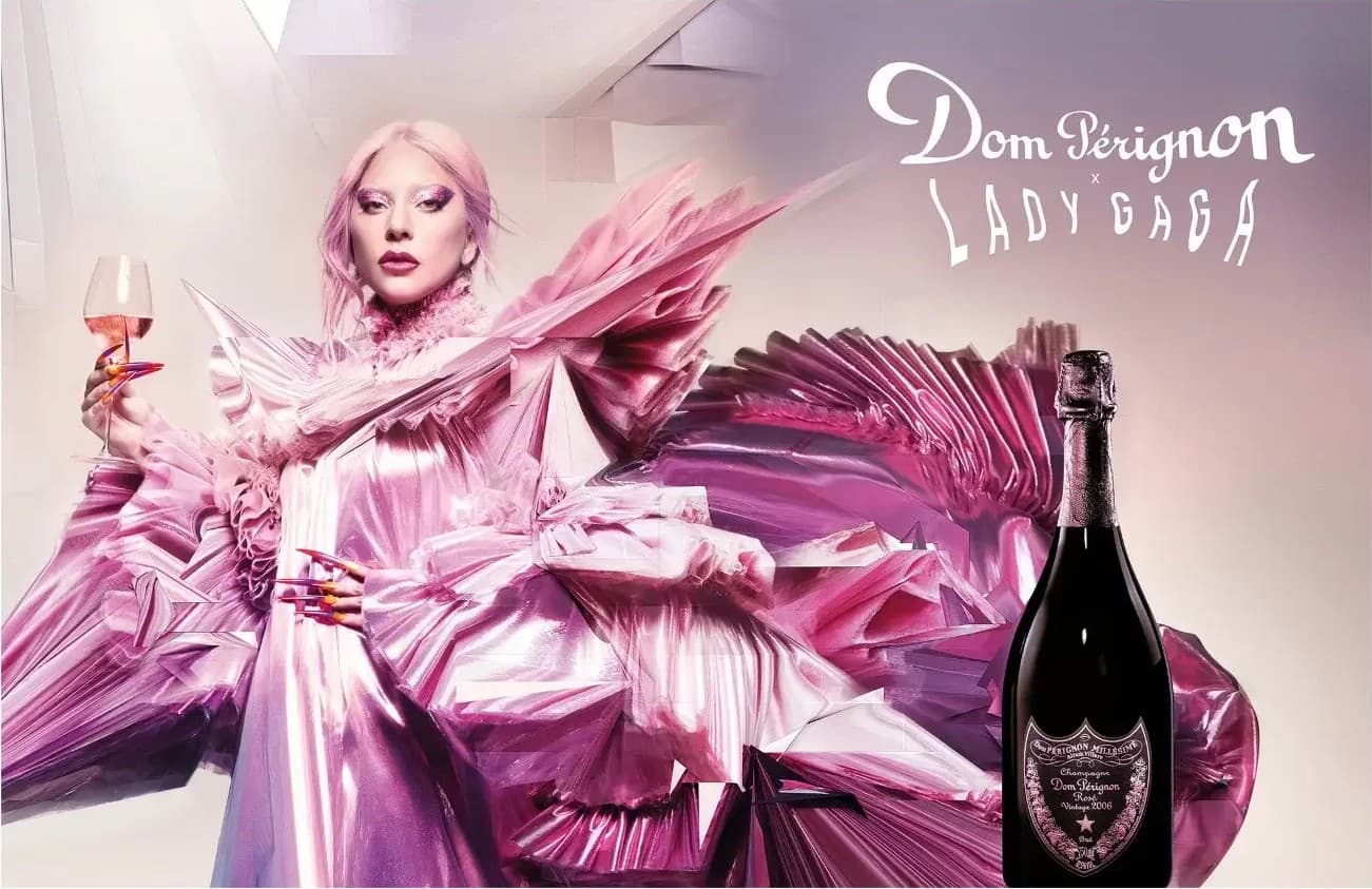 Dom Pérignon rosé vintage 2008 x Lady Gaga - Le nouveau coffret !