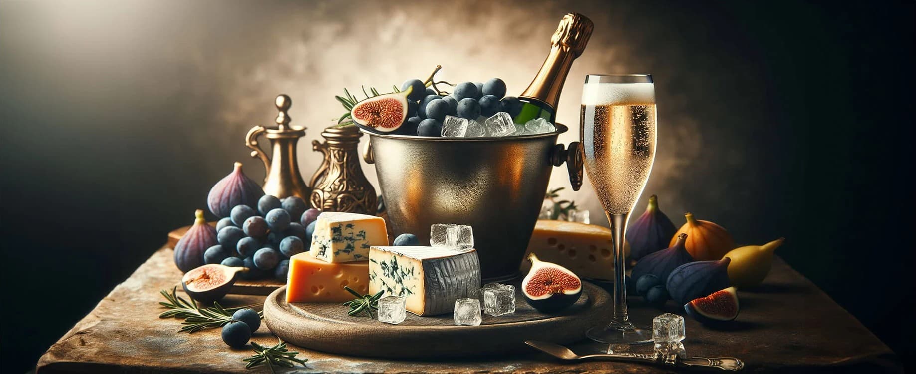 Champagne avec fromage bleu : les meilleurs accords
