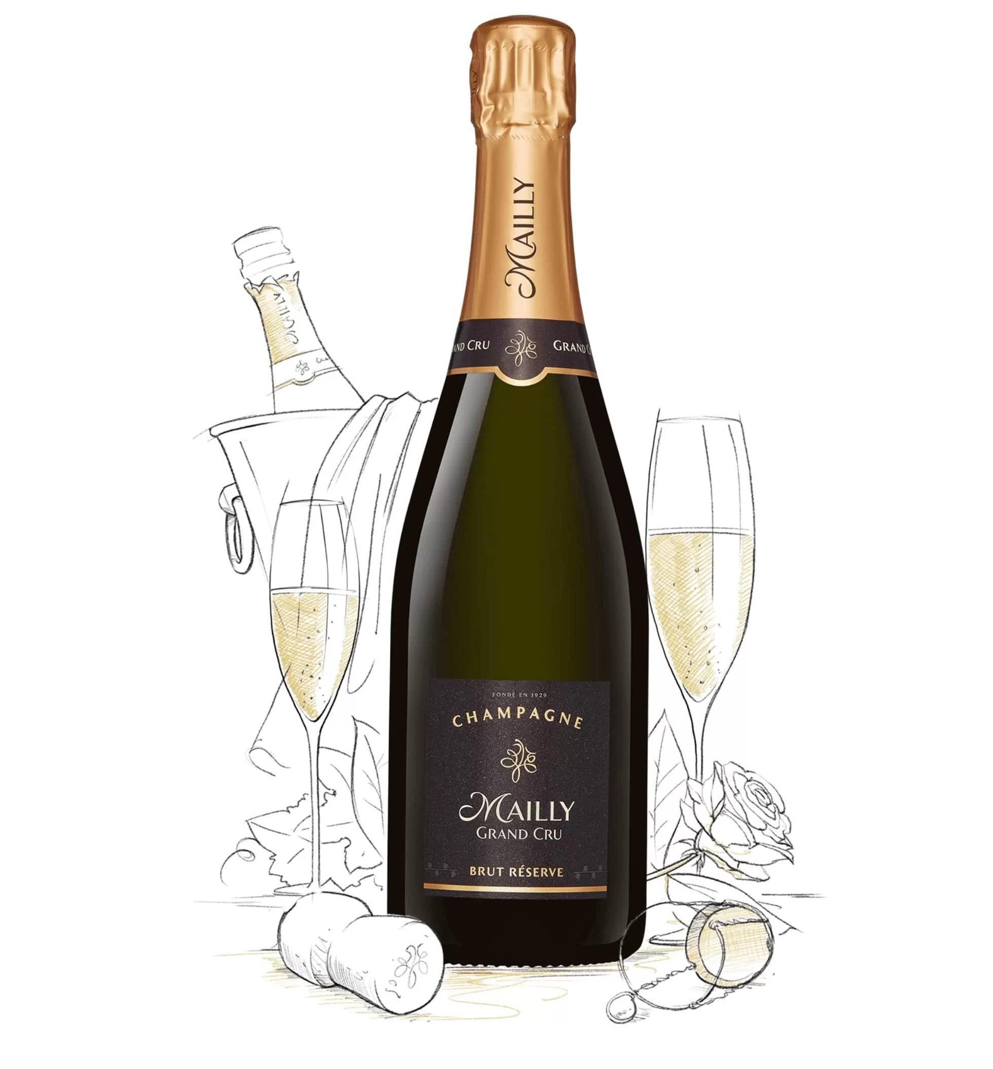 Marque champagne Mailly Champagne