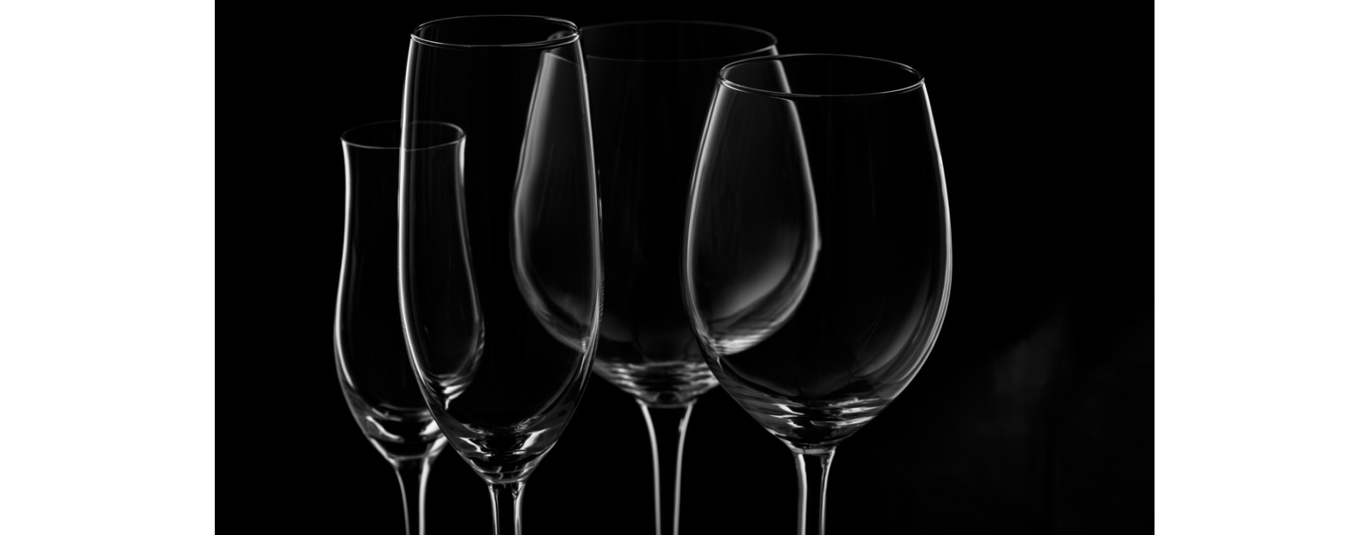 Quels sont les 3 types de verres à champagne ?