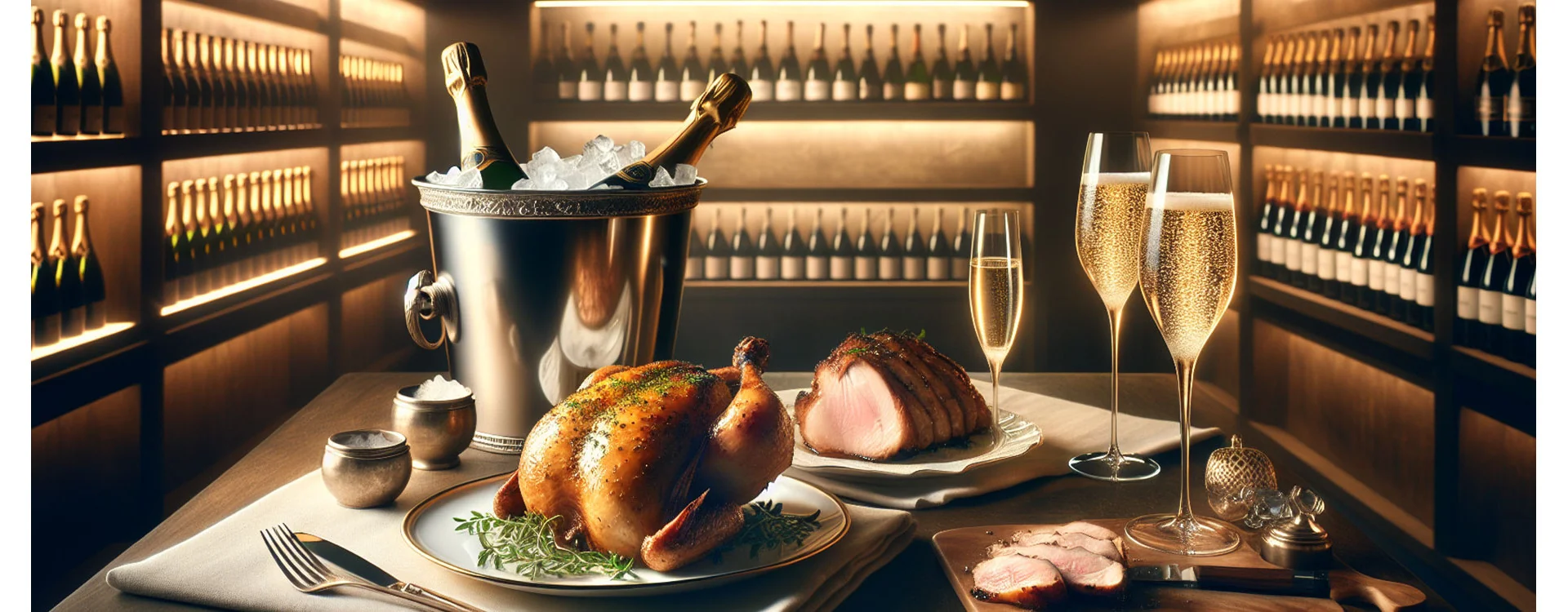 Champagne et Viande Blanche : Guide des Meilleurs Accords