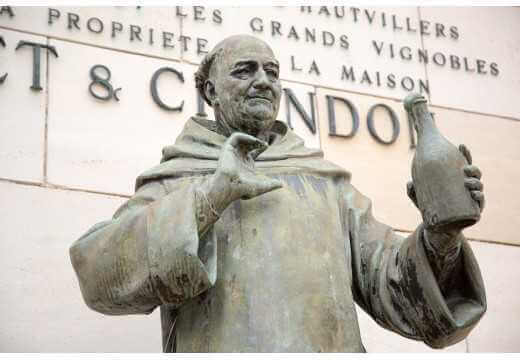 The story of Dom Pérignon, Benedictine monk at Hautvillers Abbey